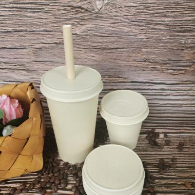 Оптовая торговля бумажными стаканчиками для холодных напитков с крышками по индивидуальному заказу