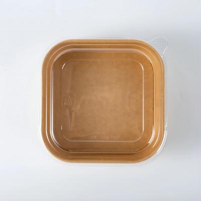 Индивидуальные квадратные контейнеры для пищевых продуктов, которые можно нагревать в микроволновой печи.