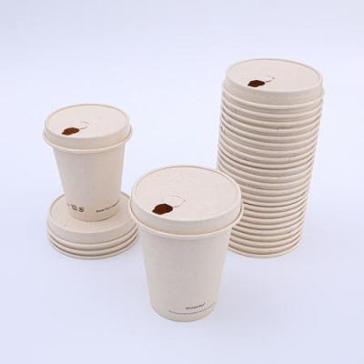 Компостируемая одноразовая кофейная чашка из бумажной массы из сахарного тростника
    