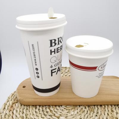 Стиль одностеночного одностеночного бумажного стаканчика для кофе для горячих напитков
    